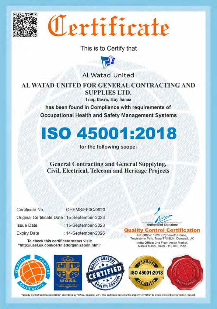 ISO Certificate